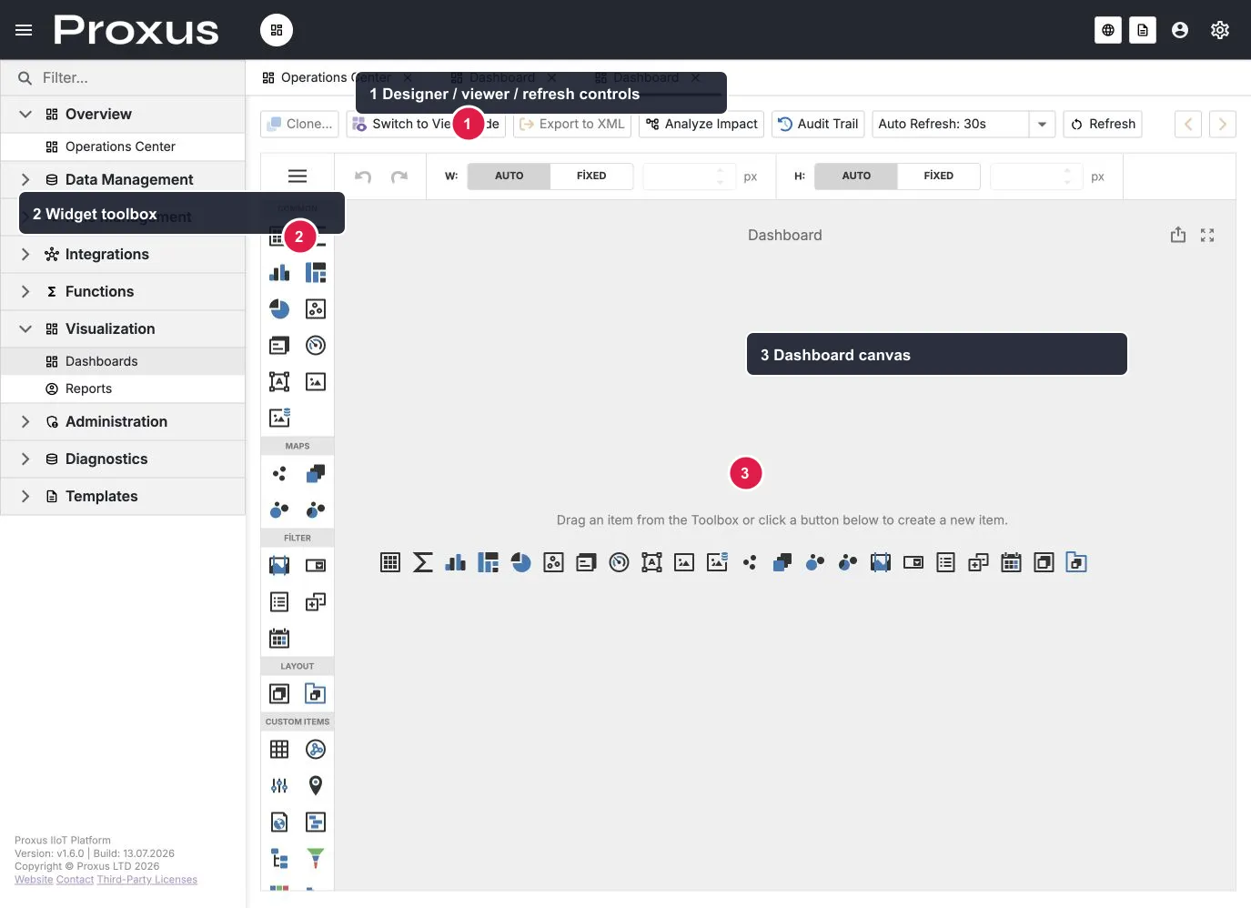 Annotated Dashboard Designer