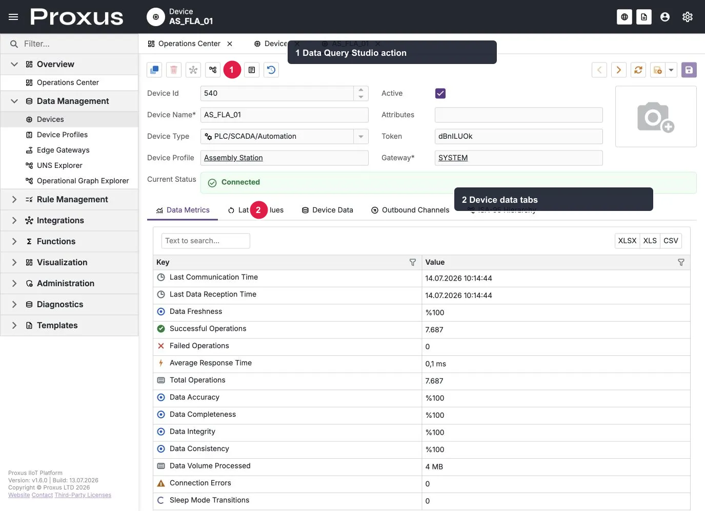 Verified Data Query Studio entry point