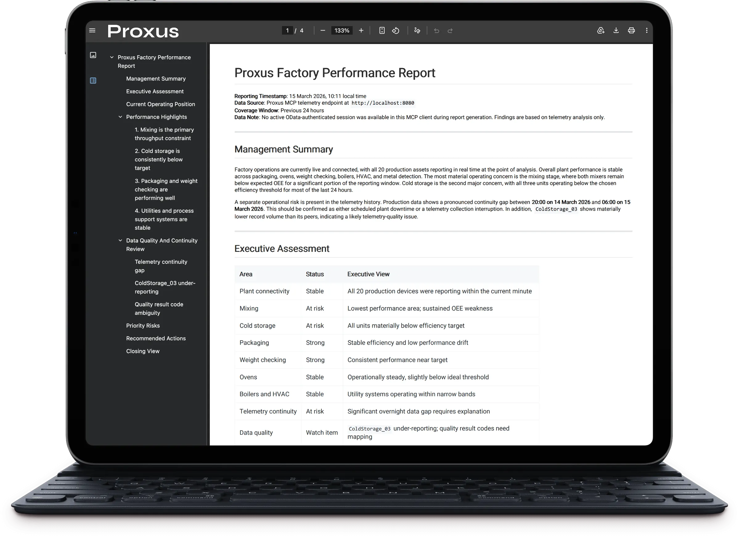 Proxus MCP interface preview