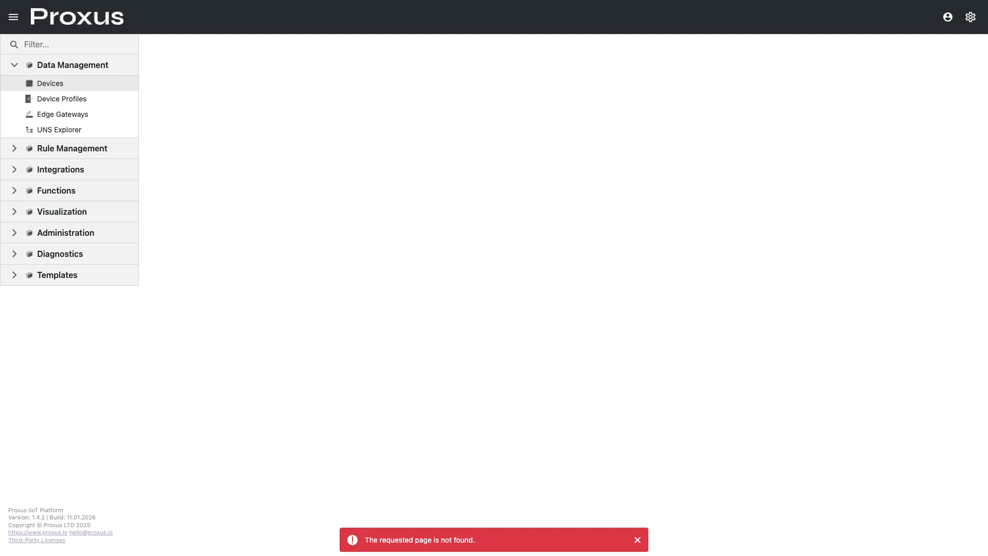 System Logs Interface